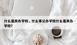 什么是民办学校，什么事公办学校什么是民办学校？