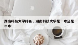 湖南科技大学排名，湖南科技大学是一本还是二本！